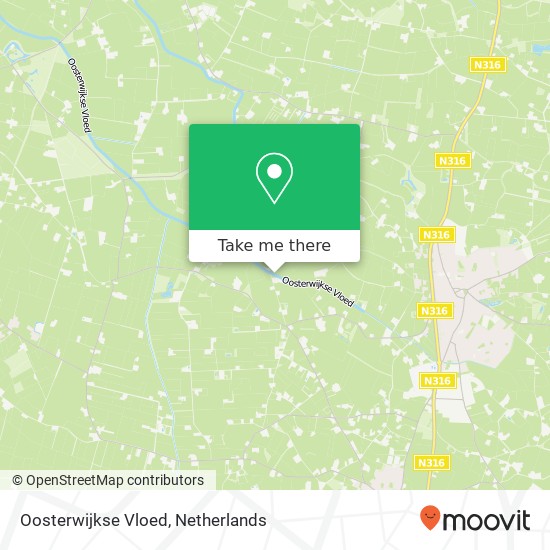 Oosterwijkse Vloed map