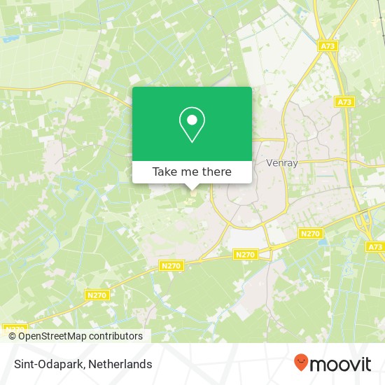 Sint-Odapark map
