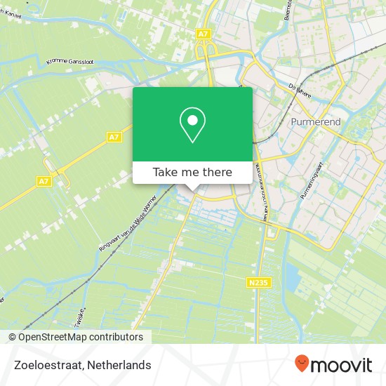 Zoeloestraat map