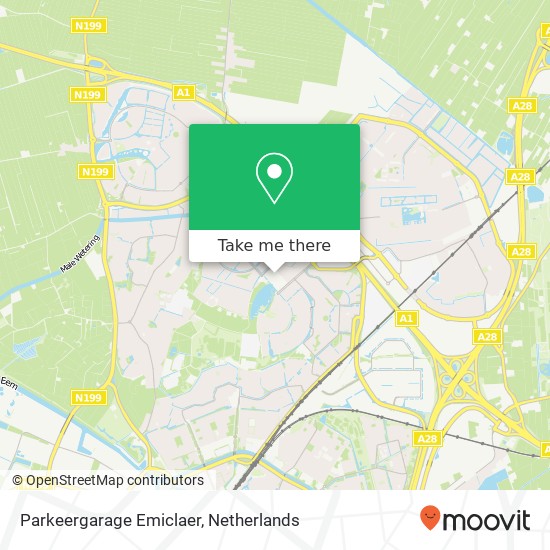 Parkeergarage Emiclaer map