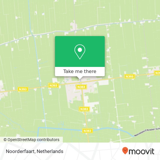 Noorderfaart map