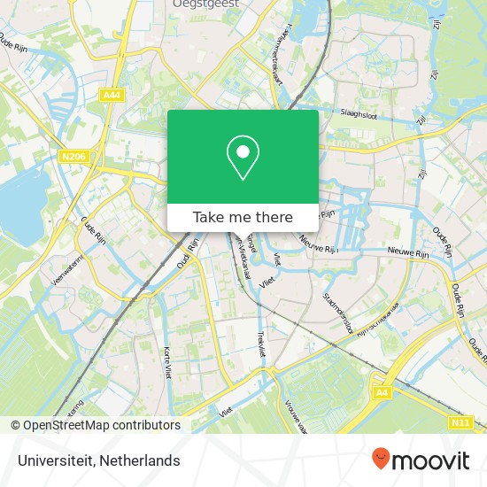 Universiteit map