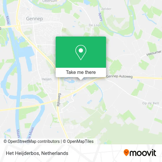 Het Heijderbos map