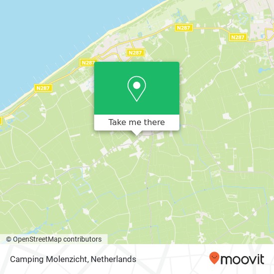Camping Molenzicht map