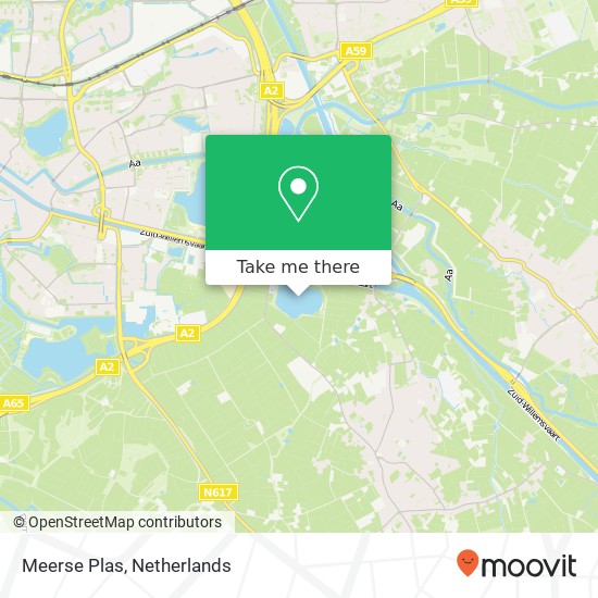 Meerse Plas map