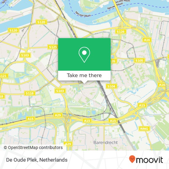 De Oude Plek map