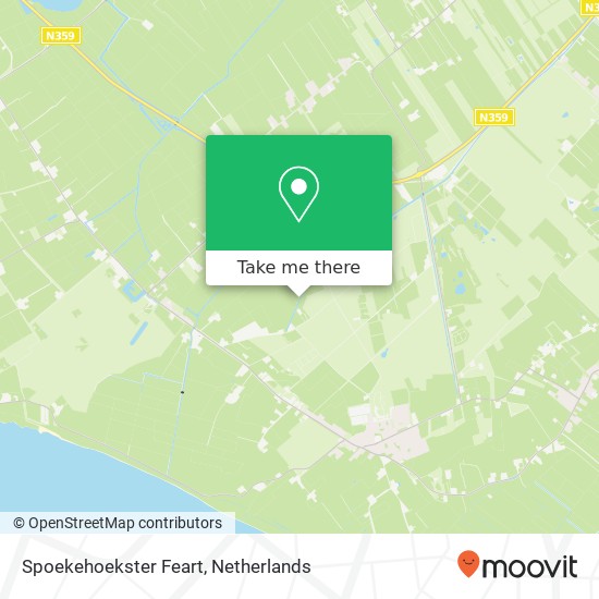 Spoekehoekster Feart map