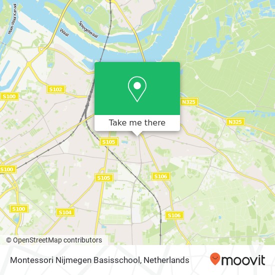 Montessori Nijmegen Basisschool map