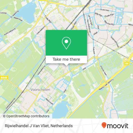 Rijwielhandel J Van Vliet map