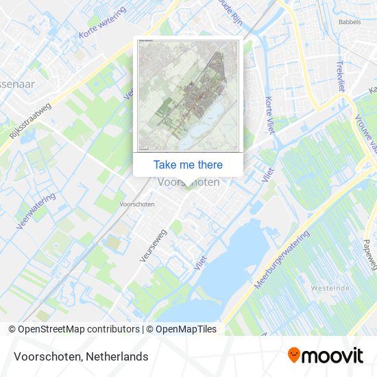 Voorschoten Karte