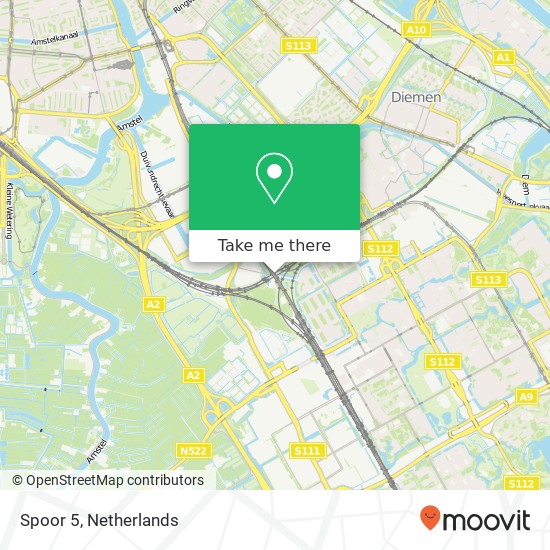 Spoor 5 map