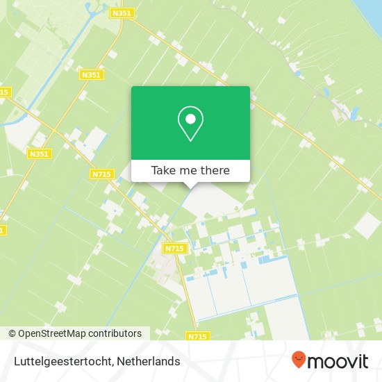 Luttelgeestertocht Karte