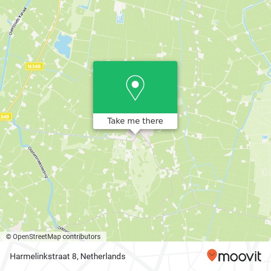 Harmelinkstraat 8, 8105 AM Luttenberg map