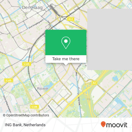 ING Bank, Kerklaan 74 map