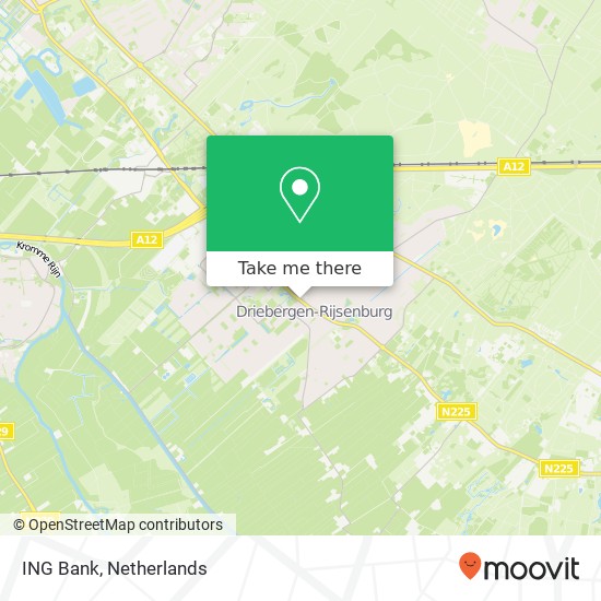 ING Bank, Hoofdstraat 158 map