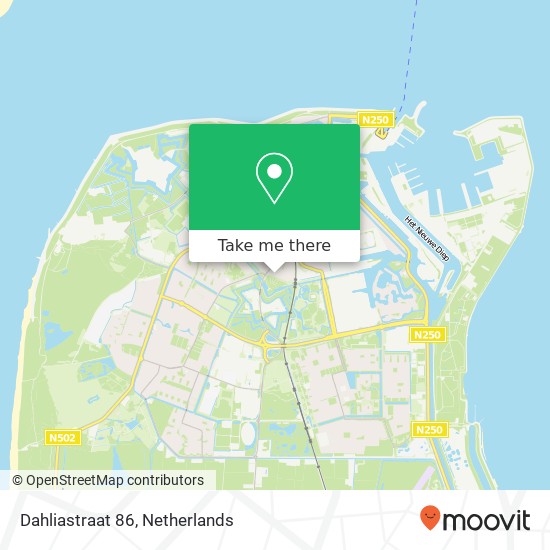 Dahliastraat 86, 1782 MJ Den Helder map