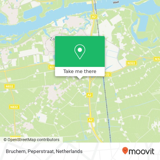 Bruchem, Peperstraat map