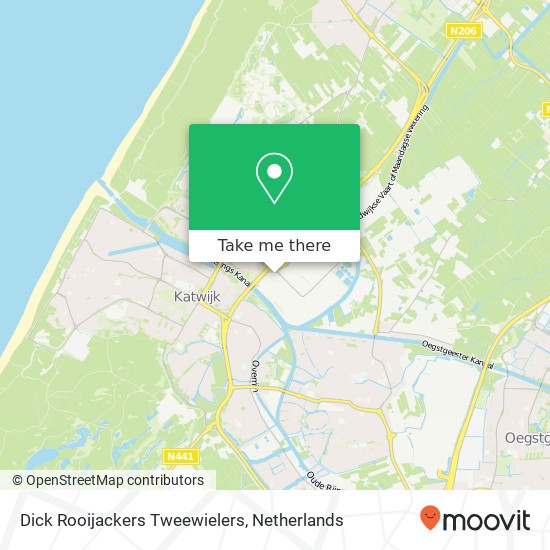 Dick Rooijackers Tweewielers, Ambachtsweg 1A map