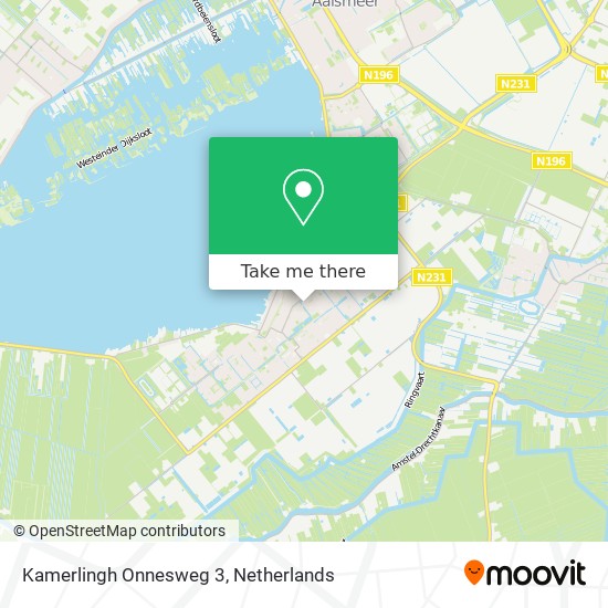 Kamerlingh Onnesweg 3 map