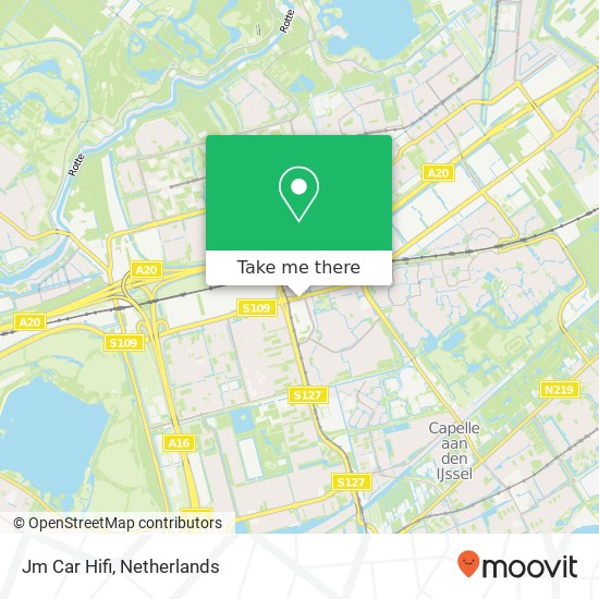 Jm Car Hifi, Hoofdweg map