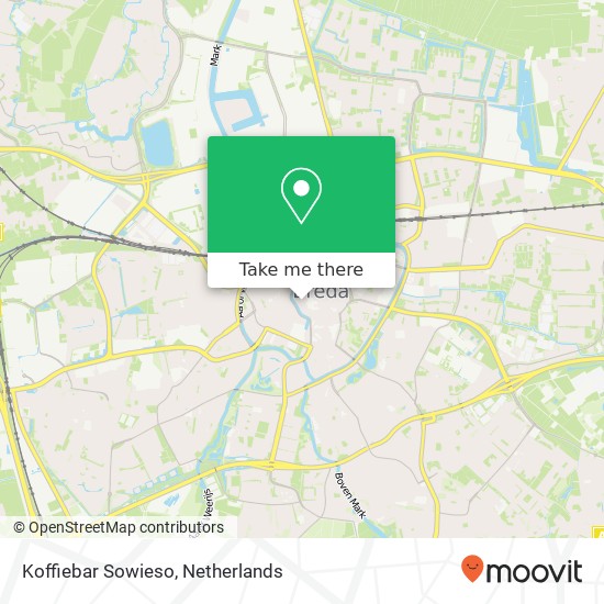 Koffiebar Sowieso, Nieuwstraat 46 map