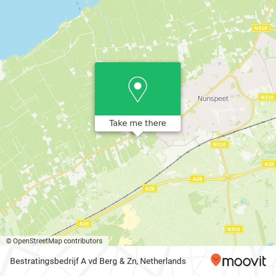 Bestratingsbedrijf A vd Berg & Zn, Schotweg 10A map