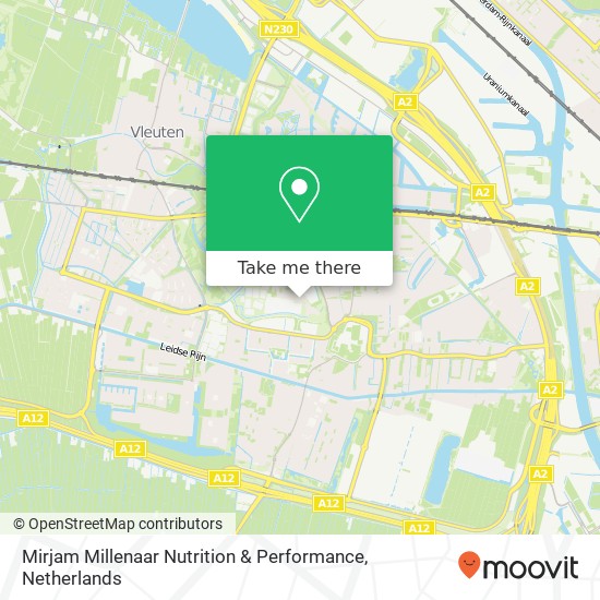 Mirjam Millenaar Nutrition & Performance, Alendorperweg 81A map