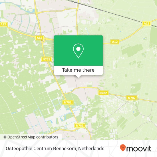 Osteopathie Centrum Bennekom, Bakkerstraat 30 map