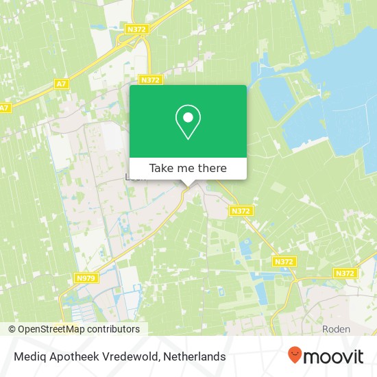 Mediq Apotheek Vredewold map