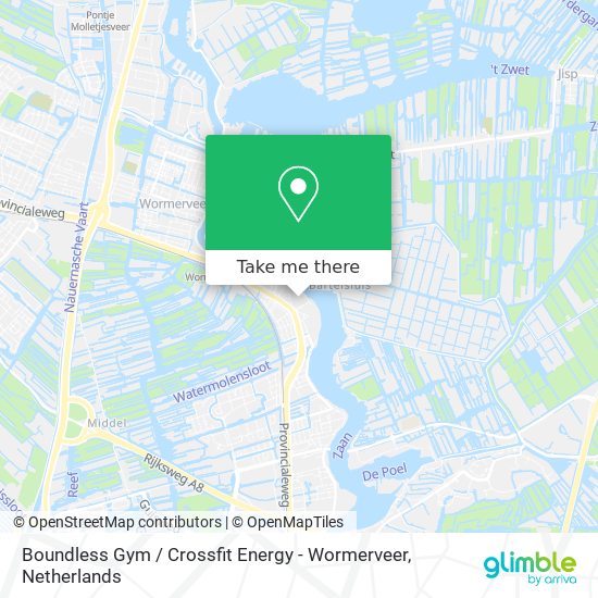 Boundless Gym / Crossfit Energy - Wormerveer map