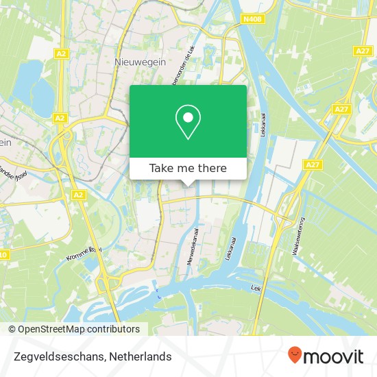 Zegveldseschans, 3432 Nieuwegein map