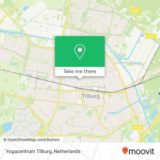 Yogacentrum Tilburg, Dudokhof 79 map