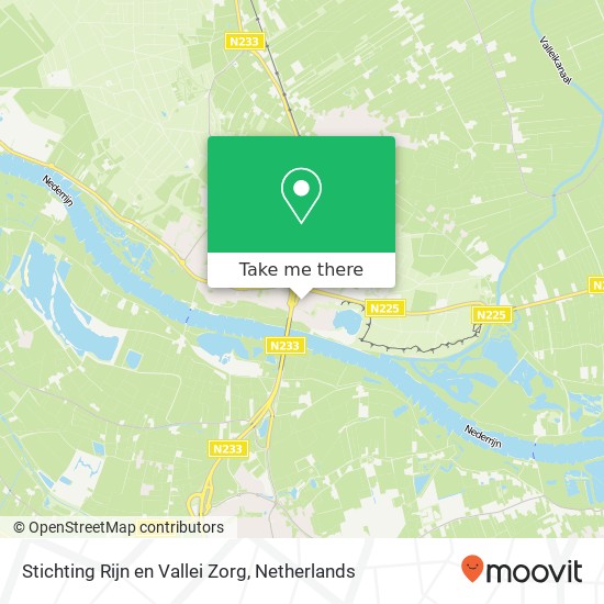 Stichting Rijn en Vallei Zorg, Majoor Landzaatweg 5 map