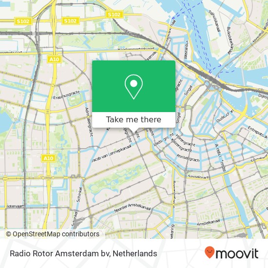 Radio Rotor Amsterdam bv, Kinkerstraat 55 Karte