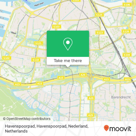 Havenspoorpad, Havenspoorpad, Nederland Karte