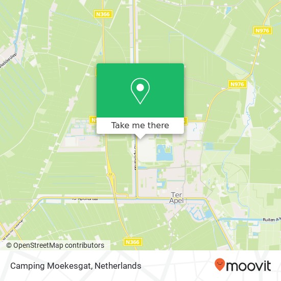 Camping Moekesgat Karte