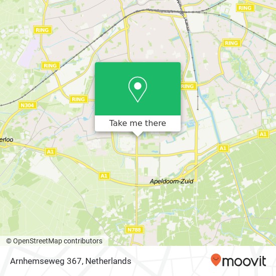 Arnhemseweg 367, 7333 NH Apeldoorn Karte