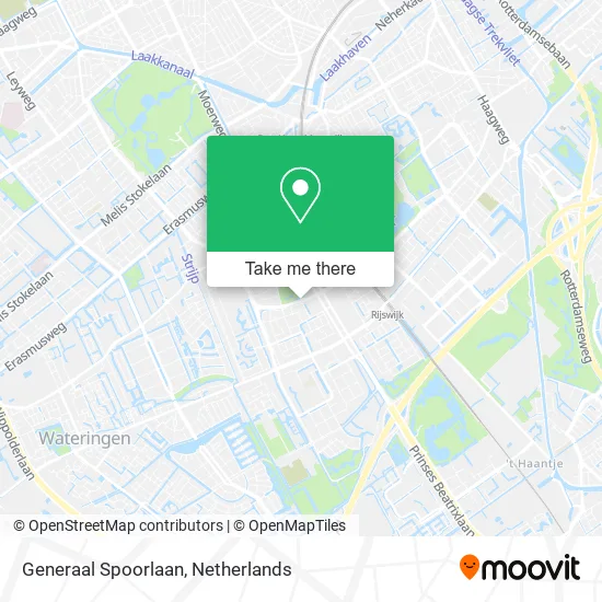 Generaal Spoorlaan map