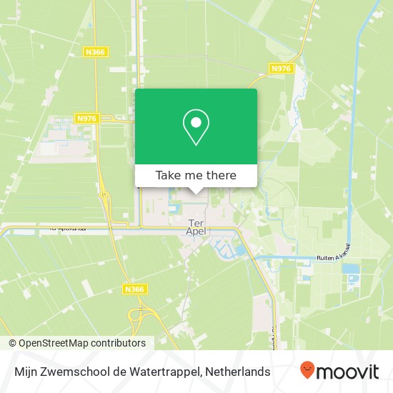 Mijn Zwemschool de Watertrappel, Bentlagestraat 20 map