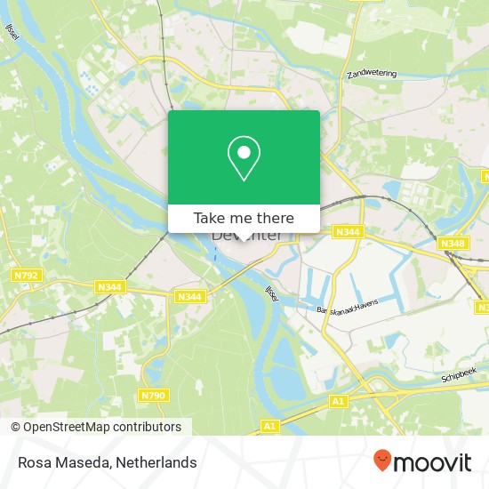 Rosa Maseda, Kleine Overstraat map