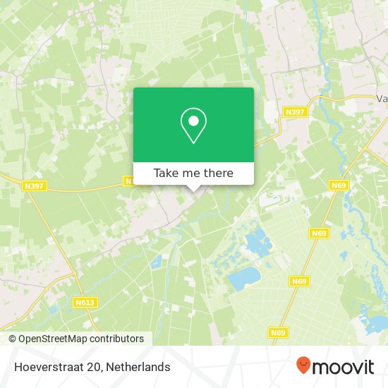Hoeverstraat 20, Hoeverstraat 20, 5563 AJ Westerhoven, Nederland map