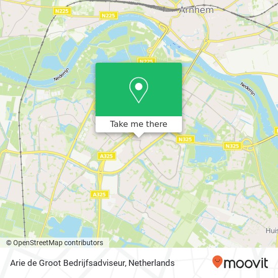 Arie de Groot Bedrijfsadviseur, Kroonpark 18 map