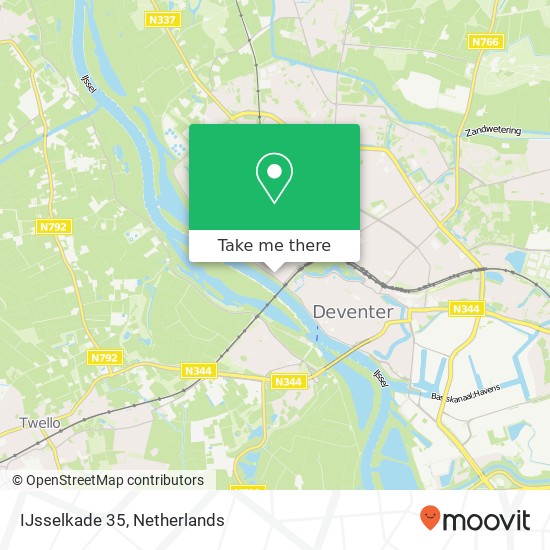 IJsselkade 35, 7412 BL Deventer Karte