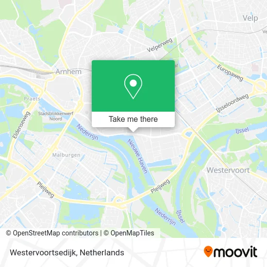Westervoortsedijk map