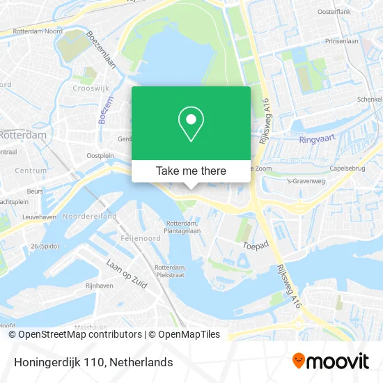 Honingerdijk 110 map
