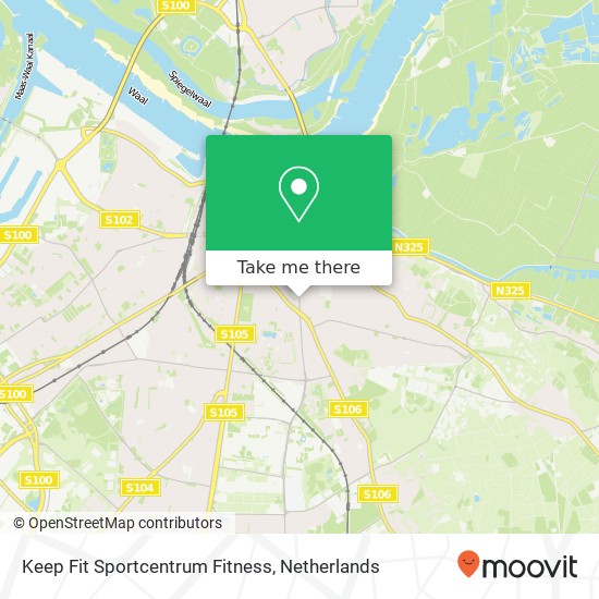 Keep Fit Sportcentrum Fitness, Coehoornstraat 22 Karte