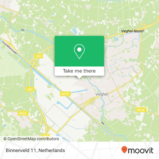 Binnenveld 11, 5462 GK Veghel map