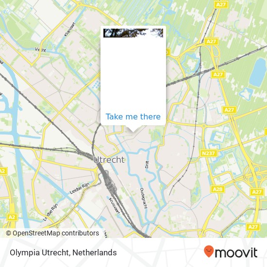 Olympia Utrecht, Willem Arntszkade 5 map