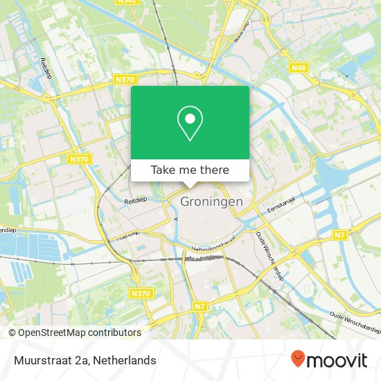 Muurstraat 2a, 9712 EN Groningen map