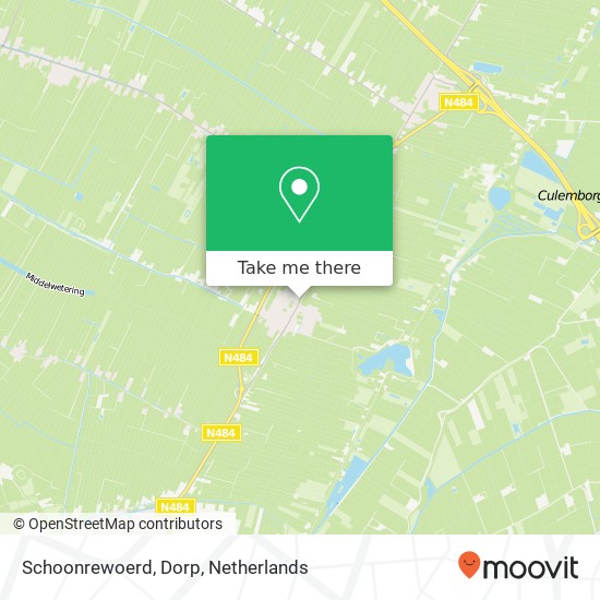 Schoonrewoerd, Dorp map